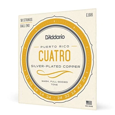 Image of D&#039;Addario EJ96 Cuatro Puerto Rico Strings
