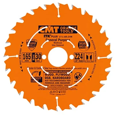 Image of CMT 271.150.24h itk Plus Circular Blade for Long and Flute Case Vein Cut, Orange