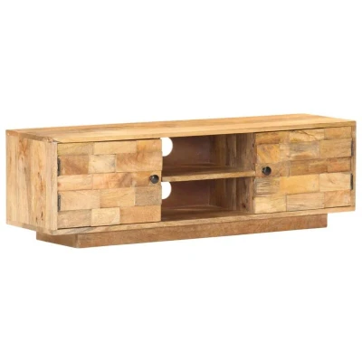 Image of vidaXL TV Cabinet 116x30x35 cm Solid Mango Wood