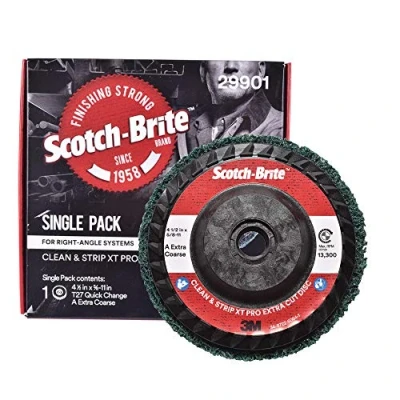 Image of Scotch Brite™ Clean and Strip XT Pro Disc, T27 Quick Change, 4 1/2 in x 5/8 11 in, S XCS