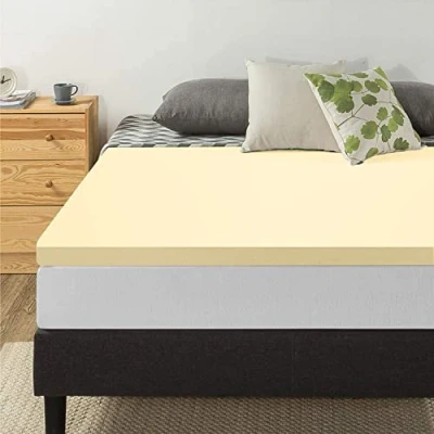Image of ORTHOPAEDIC 1&quot; MEMORY FOAM MATTRESS TOPPERS (2.5cm) Cotbed 70 x 140 cm