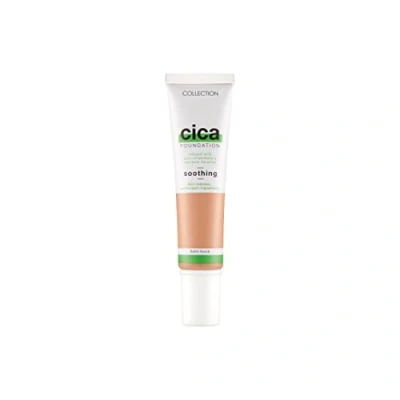 Image of Collection Cosmetics Hydrating Medium Coverage Cica Foundation Infused with Anti Redness, Vegan Foundation, 30ml, Toffee