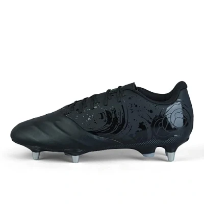 Image of Canterbury Unisex Phoenix Genesis Team Boots, Black/Silver Metallic, 9 UK
