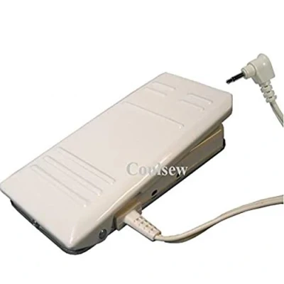 Image of Janome SEWING MACHINE FOOT CONTROL WHITE METAL Electronic Pedal 100% GENUINE DC3050 ETC