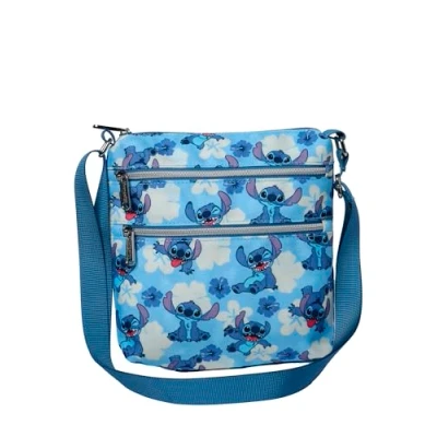 Image of Loungefly Disney Stitch Passport Crossbody Travel Bag, Multicolor
