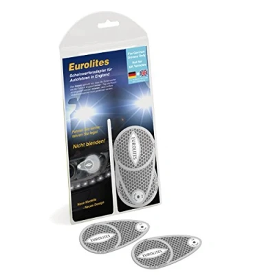 Image of Eurolites Left Hand Drive Headlamp Adaptor Converters For Driving In UK With German Instructions