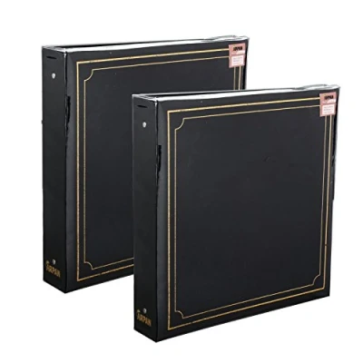 Image of ARPAN 2 x Slip In Photo Album, 3 Ring Binder Album Holds 500 Photos 6&#039;&#039; 4&#039;&#039;/ 10x15 cm