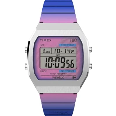 Image of Timex Women Digital Quartz Watch with Resin Strap TW2V74600YB