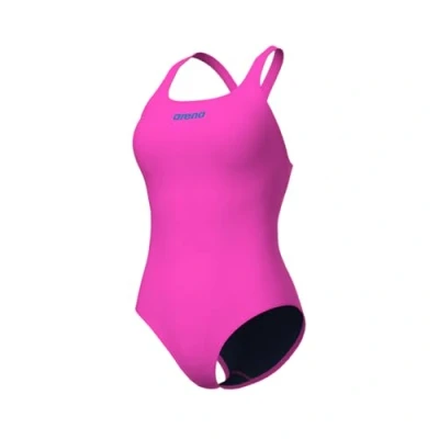 Image of Arena Solid Swim Pro Team Women&#039;s One Piece Swimsuit, Quick Drying, Sports Swimsuit with MaxLife Eco Fabric, Maximum Chlorine Resistance and UPF 50+ UV Protection