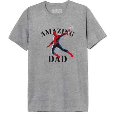 Image of Marvel Men&#039;s Memarcots310 T Shirt, Melange Grey, L