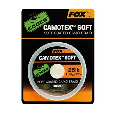 Image of Camotex Fox Edges Soft Coated Camo Braid 35lb 20m