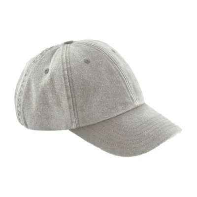 Image of Beechfield B655 Low Profile Vintage Cap Grey