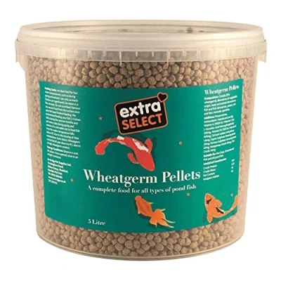 Image of Extra Select Wheatgerm Pellets Complete Fish Food Tub, 5 Litre
