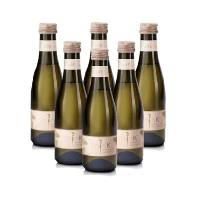 Image of ThinK Organic Prosecco Wine (ABV 11% Alcohol) 200ml Mini Bottles Italian Sparkling Refreshing Miniature Low Sugar and Calorie Vegan Pack of 12