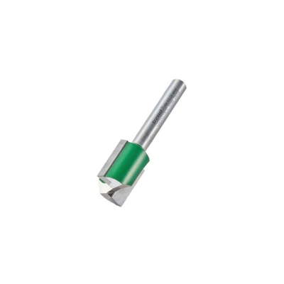 Image of Trend CraftPro Straight Two Flute Router Cutter Bit, 1/4 Inch Shank, 16mm Cut Diameter &amp; 19mm Length, Tungsten Carbide Tipped, C025AX1/4TC
