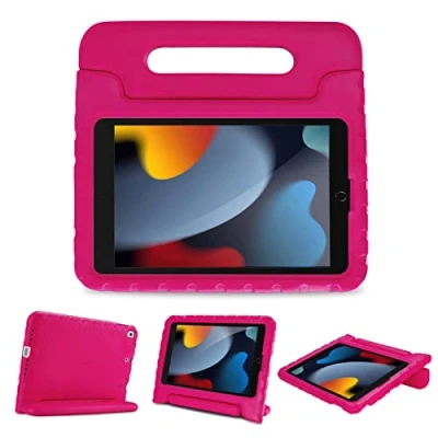 Image of ProCase Kids Case for iPad 10.2 Inch 2021 2020 2019 (7th 8th 9th Generation) / Pro 10.5/ Air 3, Super Shockproof Cover Lightweight Protective Magenta