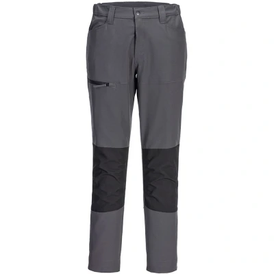 Image of Portwest WX2 Eco Active Stretch Work Trousers Metal Grey 30