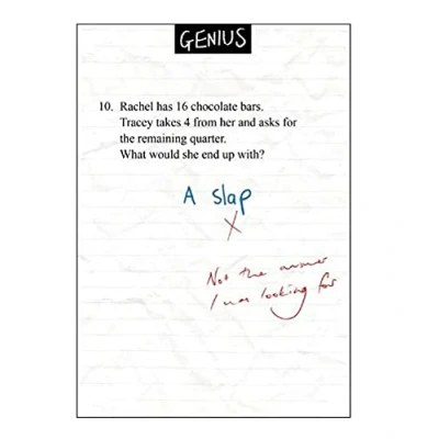 Image of Greetings Card (WDM2661) Blank/Birthday A Slap From The Genius Range.