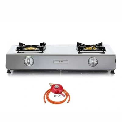 Image of NJ NSD 2 Portable Gas Hob Burner Cooking Stove LPG Indoor use (Propane 37mbar Screw on)