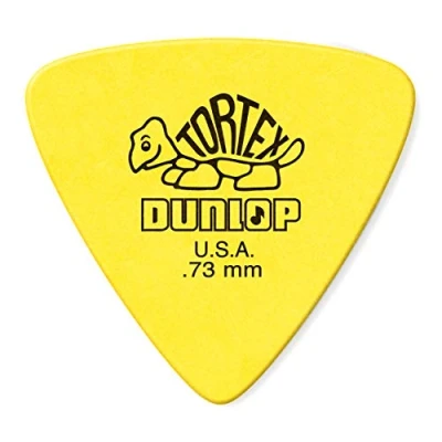 Image of Jim Dunlop 431R.73 Guitar Picks, 0.73 mm, Yellow