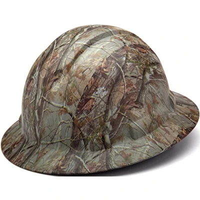 Image of Pyramex Ridgeline Full Brim Hard Hat 4 Point Ratchet Realtree AP