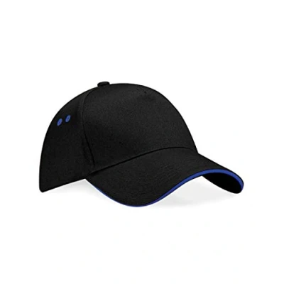 Image of Beechfield B15c Ultimate 5 Panel Cap Sandwich Peak Classic Red/White