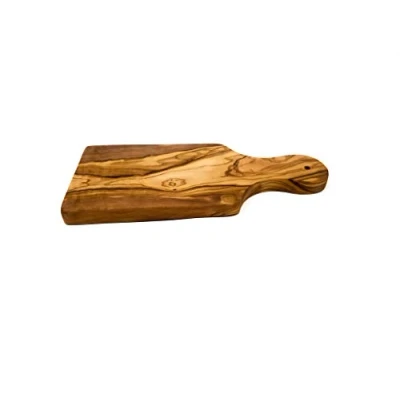 Image of Tunisian Olive Wood Garlic Board (23cm x 10cm)