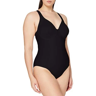Image of Triumph Women&#039;s Medium Shaping Series BSW, Bodysuit underwired, BLACK