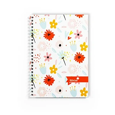 Image of Silvine A5 Marlene West Hardback Notebook Lined (140 Pages)