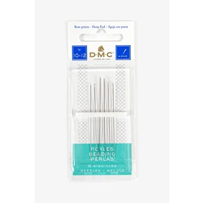 Image of DMC 1764 10/12 Beading Hand Needles, 6 Pack, Size