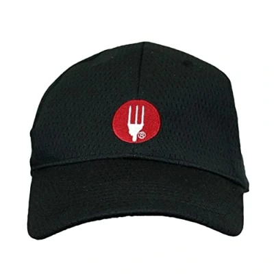 Image of Chef Works Logo Cool Vent Baseball Cap, Black, One Size