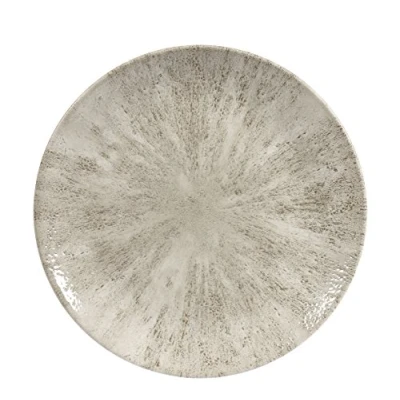 Image of Churchill Studio Prints Stone Coupe Plates Agate Grey 288mm (Pack of 12) [DW790]