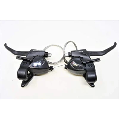 Image of Shimano ST EF41 PAIR EZ FIRE 21 SPEED GEAR SHIFTER WITH BRAKE LEVER (7 x 3) DISPLAY