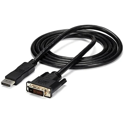 Image of StarTech.com 6ft (1.8m) DisplayPort to DVI Cable Adapter 1080p Video D Single Link DP Monitor 1.2 Converter (DP2DVIMM6)