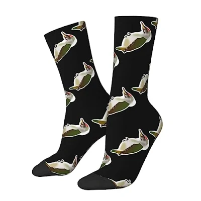 Image of KWQDOZF woodpecker Socks Funny Novelty Crew Gift for Men Women Teen