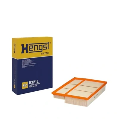 Image of 6836310000 Air Filter HENGST E321L 57mm 228mm 294mm Insert MERCEDES BENZ: ML Class, C Class Saloon, CLK Coupe