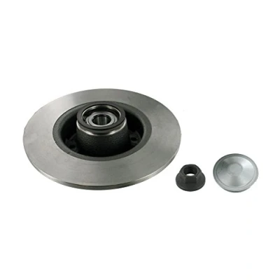 Image of 432005338R, 7701207823, 8200600646 Brake disc SKF VKBD 1015 240mm 8mm 4 Hole solid RENAULT: CLIO 3, MEGANE 2, TWINGO DACIA: SANDERO 2