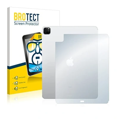 Image of brotect Screen Protector compatible with Apple iPad 12.9&quot; Pro WiFi 2021 (Back, 5th Gen.) HD Clear Protection Film