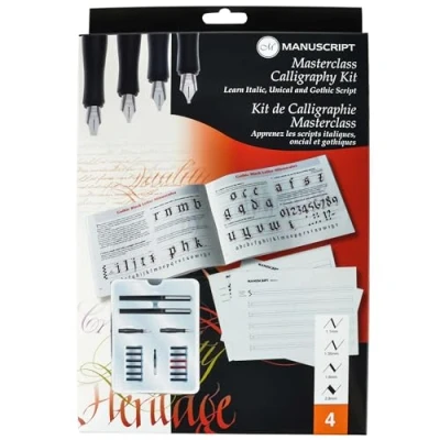 Image of Manuscript Pen Company Masterclass Calligraphy Kit, Black