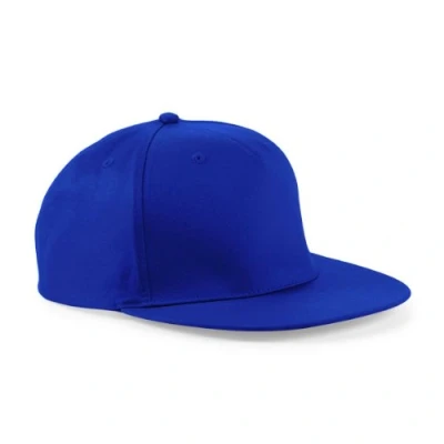 Image of Beechfield Cotton Rapper Cap Royal