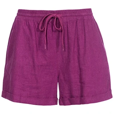 Image of Trespass Women Belotti Beach Shorts Grape Wine, Small