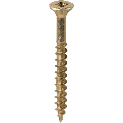 Image of 2x TIMCO Velocity Premium Multiuse Screws Pz Double Countersunk Yellow 60060VY Pack of 200