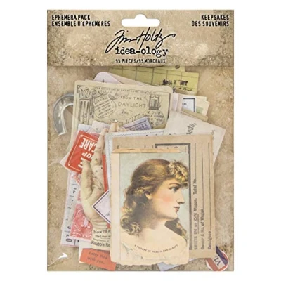 Image of Tim Holtz IDEA Ology Stitched Scraps 14/PKG, One Size
