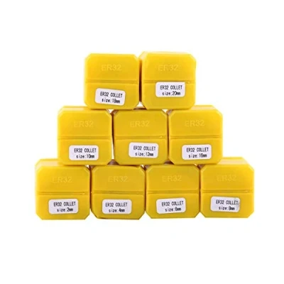 Image of Akozon Collet Set, 9pcs ER32 Spring Set for CNC Engraving Machine and Milling Lathe Tool 2 20mm Turning