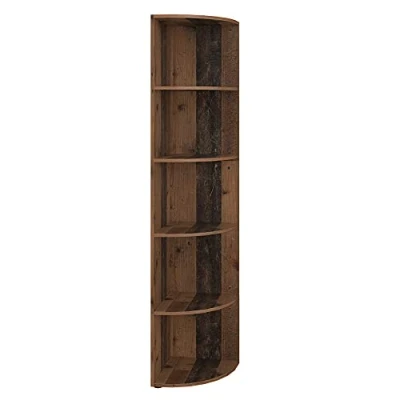 Image of Vicco Corner shelf Ecki, Antique wood, 40 x 180 cm