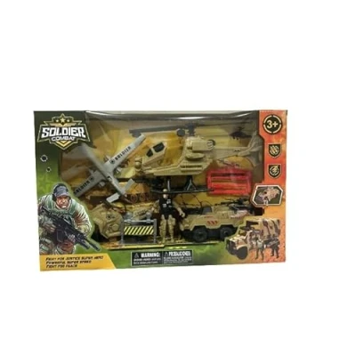 Image of SDMAX Soldier Combat Set, Military Playset, Army Men Action, Armed Forces, Durable, Action Figure Toy Forces Soldiers, Multi Piece Ideal For Kids