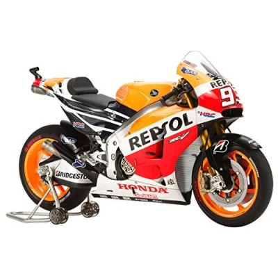 Image of Tamiya TAM14130 1/12 Honda RC213V &#039;14 Motorcycle Plastic 14130 Repsol RC213V4 1:12 Motorbike Model Kit