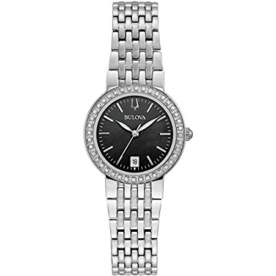 Image of Bulova WoMens Silver Watch 96R241 Stainless Steel (archived) One Size