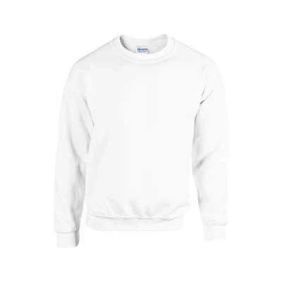 Image of GILDAN Heavy Blend Adult Crewneck Sweatshirt, White, M