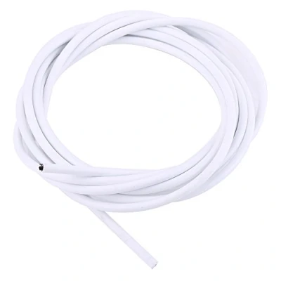 Image of VGEBY1 Bicycle Shifting Cable, 4mm, Rubber &amp; PVC, 3m, White, High Strength, Anti Abrasion, Lightweight, for Mountain Road Bikes